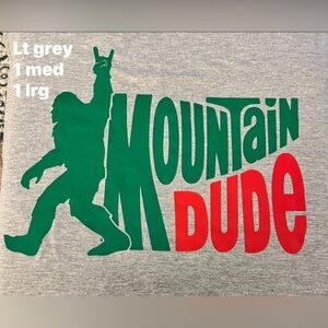 Gildan Light Grey Mountain Dude Tee
